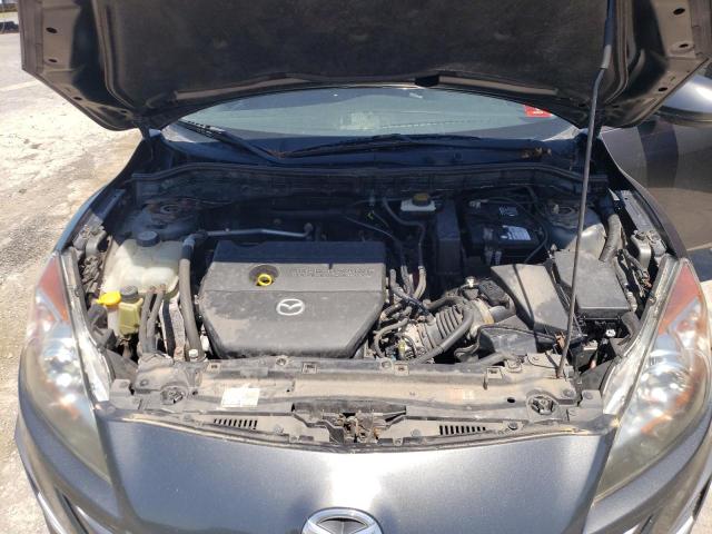 JM1BL1U53B1414141 - 2011 MAZDA 3 S GRAY photo 11