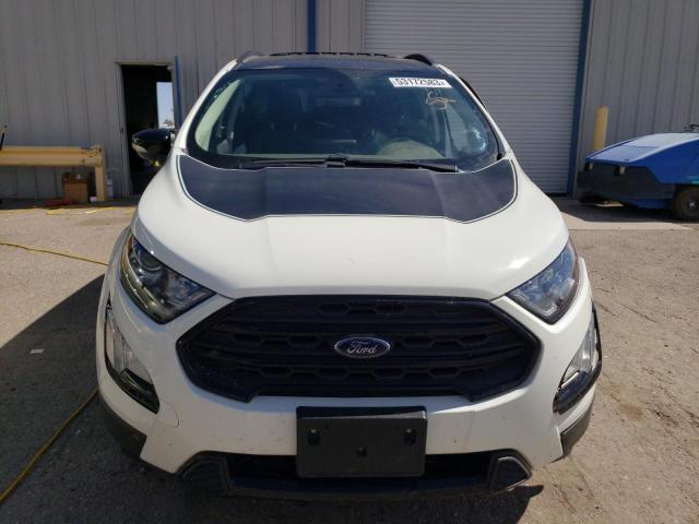 MAJ6S3JL6LC389203 - 2020 FORD ECOSPORT SES WHITE photo 5