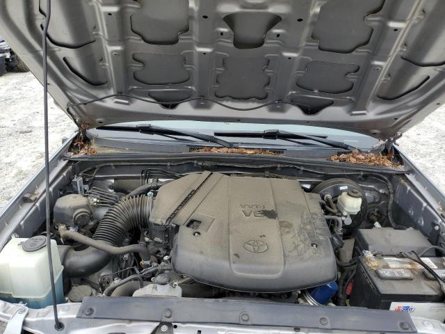 5TFJU4GN0FX081180 - 2015 TOYOTA TACOMA DOUBLE CAB PRERUNNER SILVER photo 11