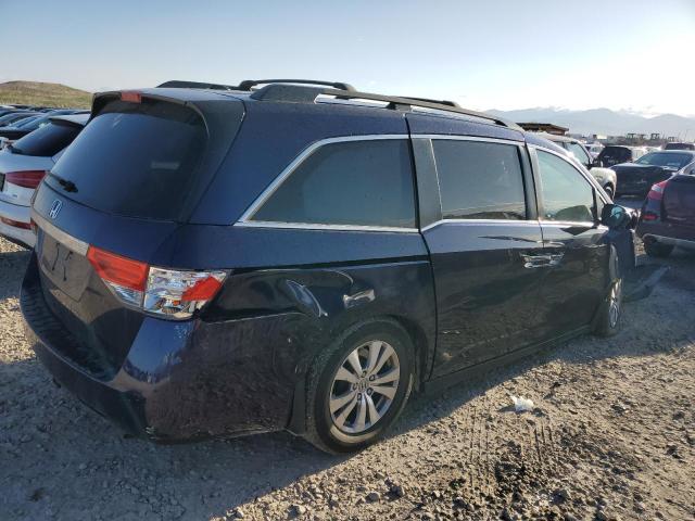 5FNRL5H67EB024390 - 2014 HONDA ODYSSEY EXL BLUE photo 3