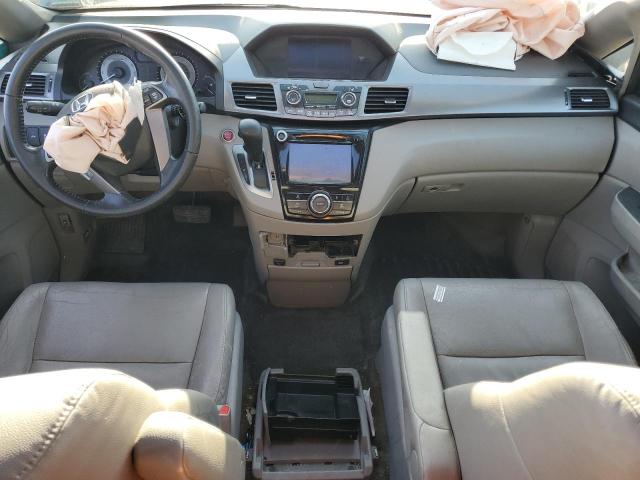 5FNRL5H67EB024390 - 2014 HONDA ODYSSEY EXL BLUE photo 8
