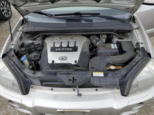 KM8JN72D86U351024 - 2006 HYUNDAI TUCSON GLS SILVER photo 12