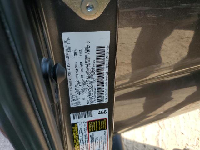 3TMCZ5AN7HM062899 - 2017 TOYOTA TACOMA DOUBLE CAB გრაფიტი ფოტო 12