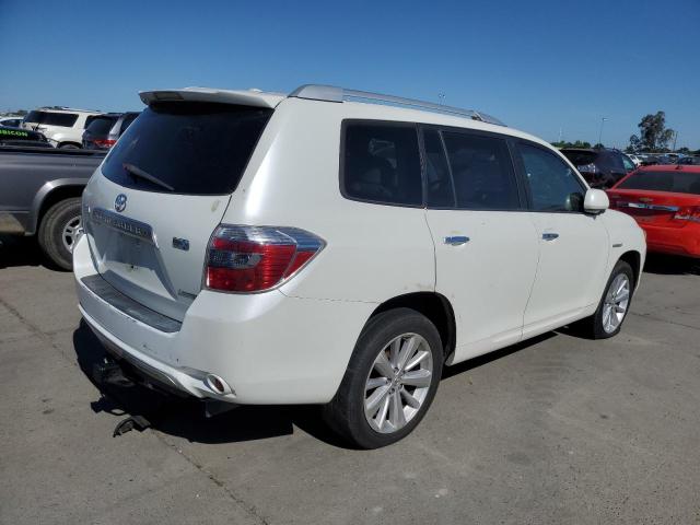 JTEEW44A692032317 - 2009 TOYOTA HIGHLANDER HYBRID LIMITED WHITE photo 3