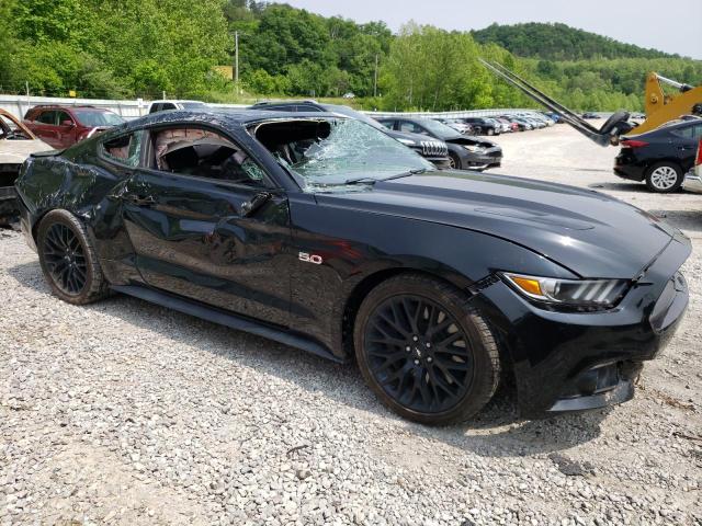 1FA6P8CF5H5255316 - 2017 FORD MUSTANG GT BLACK photo 4