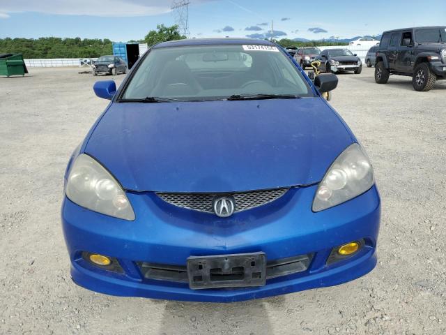 JH4DC54895S019078 - 2005 ACURA RSX BLUE photo 5