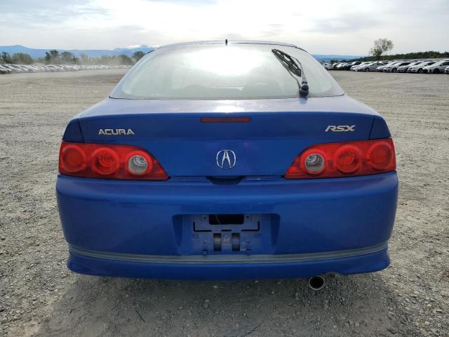 JH4DC54895S019078 - 2005 ACURA RSX BLUE photo 6