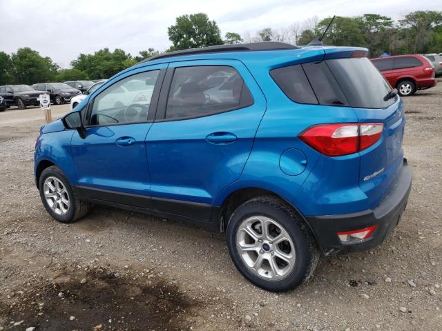 MAJ6S3GL2LC344525 - 2020 FORD ECOSPORT SE BLUE photo 2