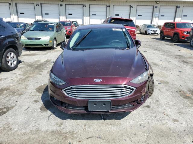 3FA6P0H75HR199412 - 2017 FORD FUSION SE MAROON photo 5