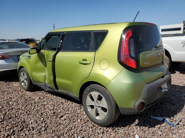 KNDJN2A26E7042804 - 2014 KIA SOUL GREEN photo 2