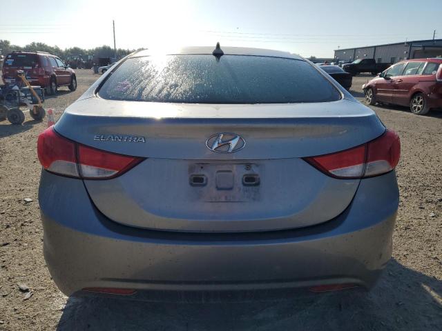 KMHDH4AE7DU517799 - 2013 HYUNDAI ELANTRA GLS SILVER photo 6