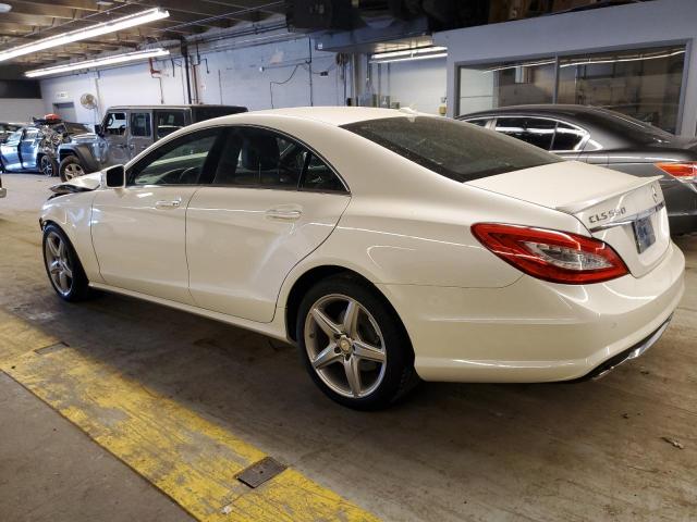 WDDLJ9BB7EA111522 - 2014 MERCEDES-BENZ CLS 550 4MATIC WHITE photo 2