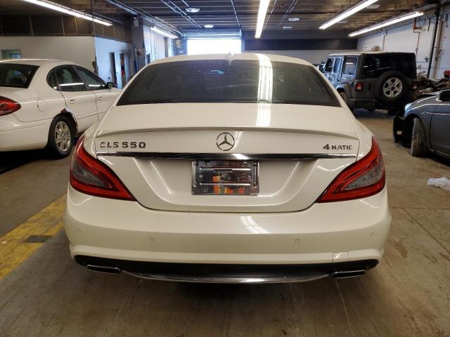 WDDLJ9BB7EA111522 - 2014 MERCEDES-BENZ CLS 550 4MATIC WHITE photo 6