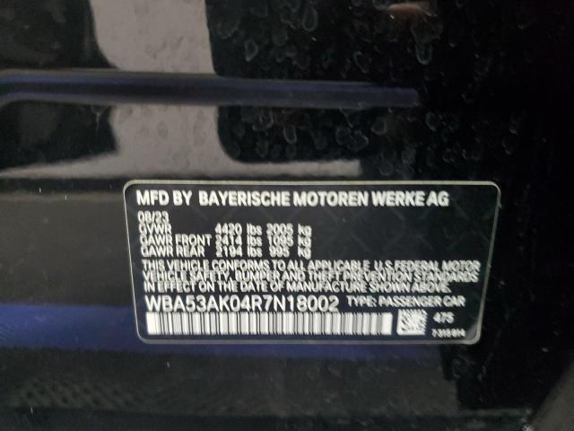 WBA53AK04R7N18002 - 2024 BMW 228I BLACK photo 12