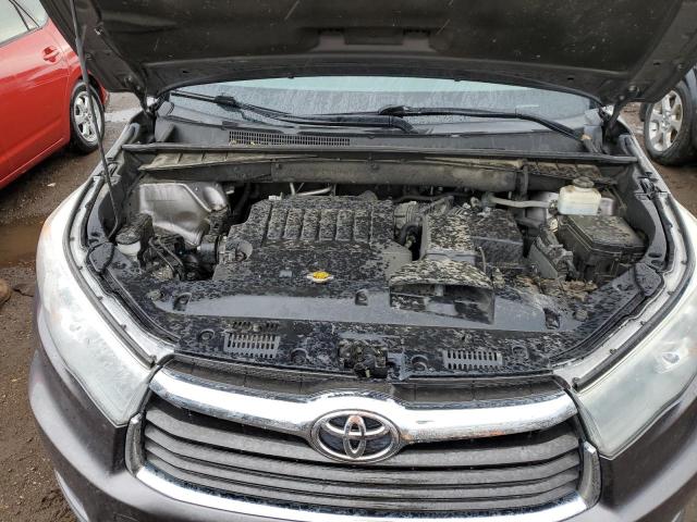 5TDJKRFH0FS108995 - 2015 TOYOTA HIGHLANDER XLE SILVER photo 12