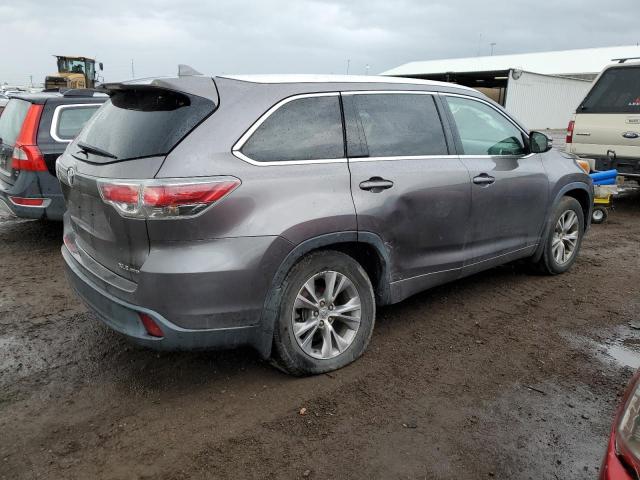 5TDJKRFH0FS108995 - 2015 TOYOTA HIGHLANDER XLE SILVER photo 3