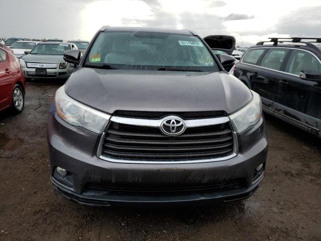 5TDJKRFH0FS108995 - 2015 TOYOTA HIGHLANDER XLE SILVER photo 5
