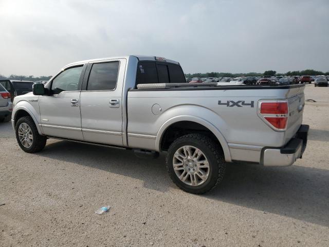 1FTFW1ET9DFB59748 - 2013 FORD F150 SUPERCREW SILVER photo 2