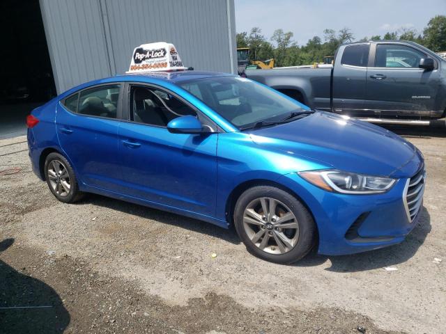 5NPD84LF7HH188175 - 2017 HYUNDAI ELANTRA SE BLUE photo 4