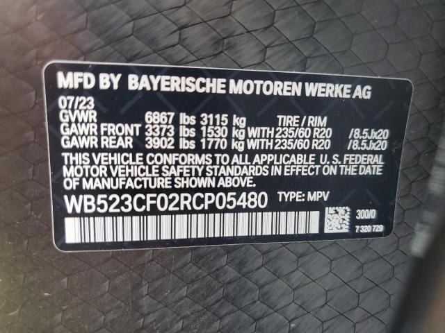 WB523CF02RCP05480 - 2024 BMW IX XDRIVE50 Ağ foto 13