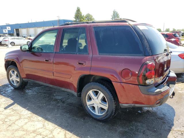 1GNDT13S552284871 - 2005 CHEVROLET TRAILBLAZE LS RED photo 2