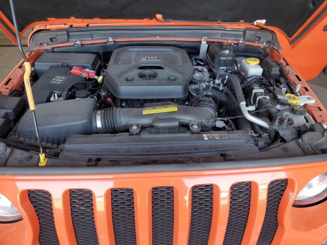 1C4HJXDN5JW222997 - 2018 JEEP WRANGLER U SPORT ORANGE photo 12