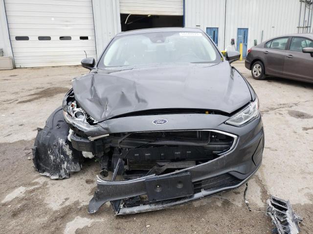 3FA6P0G77LR245087 - 2020 FORD FUSION S GRAY photo 5