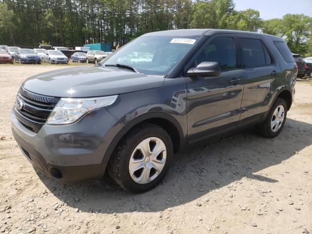 1FM5K8AR5DGA38599 - 2013 FORD EXPLORER POLICE INTERCEPTOR GRAY photo 1