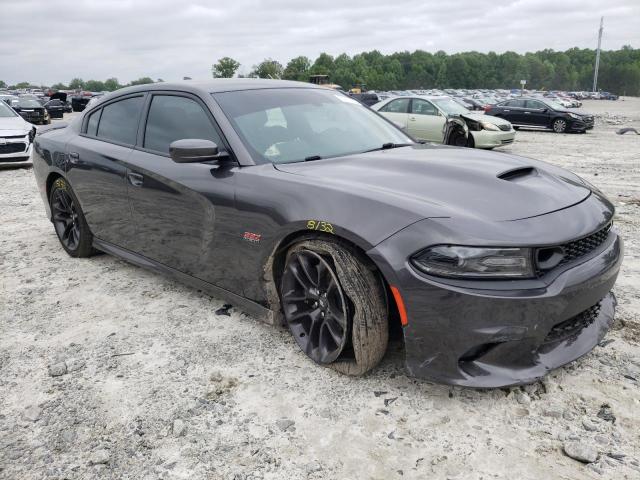 2C3CDXGJ1LH120550 - 2020 DODGE CHARGER SCAT PACK GRAY photo 4