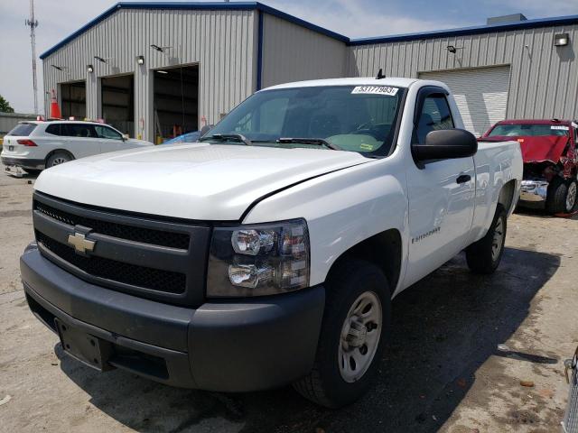 1GCEC14C47Z524636 - 2007 CHEVROLET 1500 C1500 WHITE photo 1