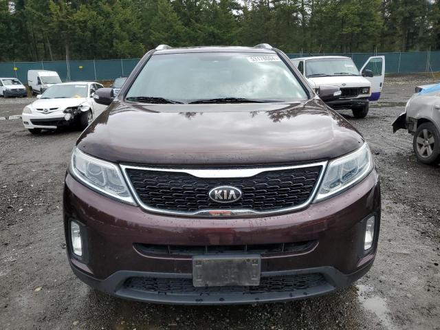 5XYKTDA66FG642879 - 2015 KIA SORENTO LX BURGUNDY photo 5