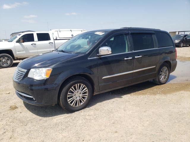 2C4RC1CG8DR614545 - 2013 CHRYSLER TOWN & COU TOURING L BLACK photo 1