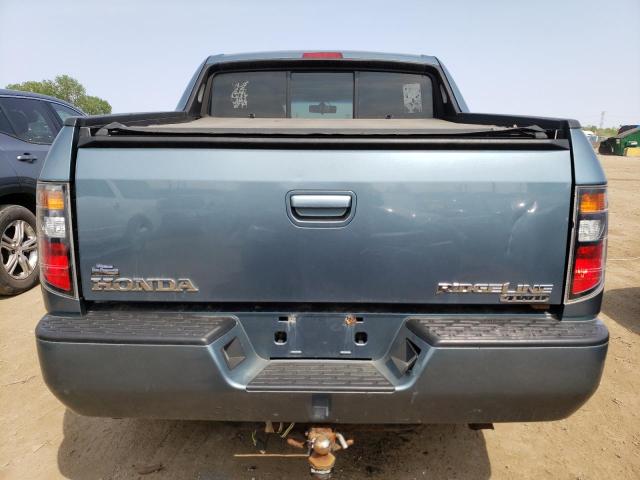 2HJYK16588H003494 - 2008 HONDA RIDGELINE RTL BLUE photo 6