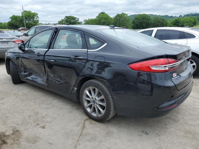 3FA6P0LU9HR280040 - 2017 FORD FUSION SE HYBRID BLACK photo 2