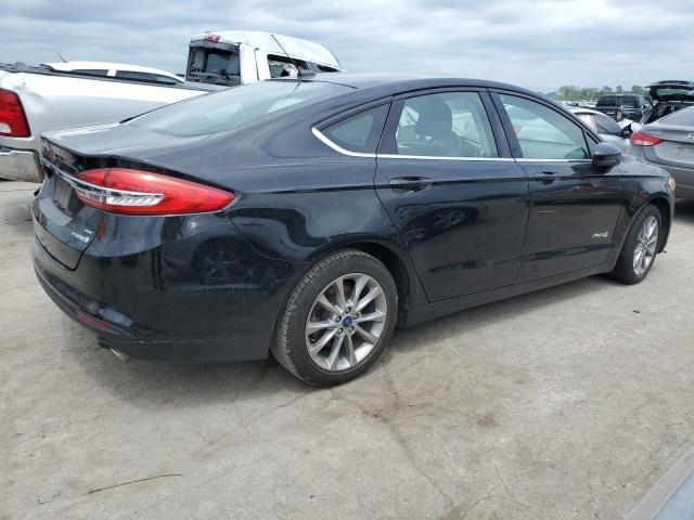 3FA6P0LU9HR280040 - 2017 FORD FUSION SE HYBRID BLACK photo 3