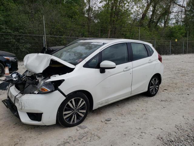 3HGGK5H88FM757994 - 2015 HONDA FIT EX WHITE photo 1