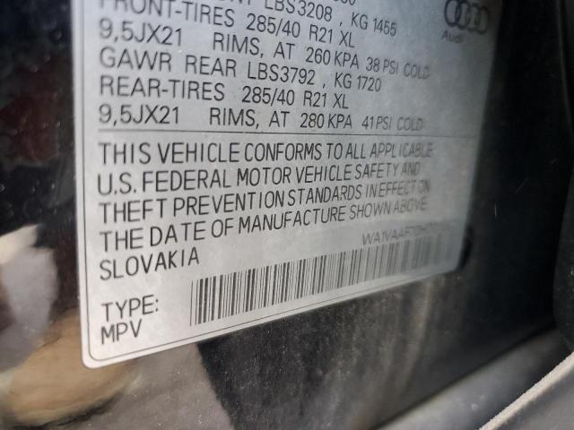 WA1VAAF70HD011933 - 2017 AUDI Q7 PRESTIGE 黑色 照片 13