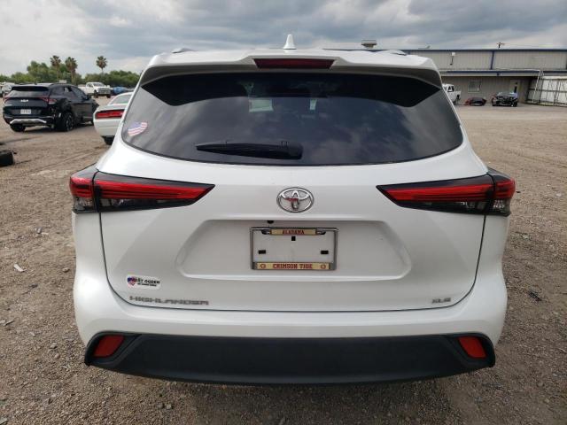 5TDGZRAH0NS122634 - 2022 TOYOTA HIGHLANDER XLE Սպիտակ լուսանկար 6