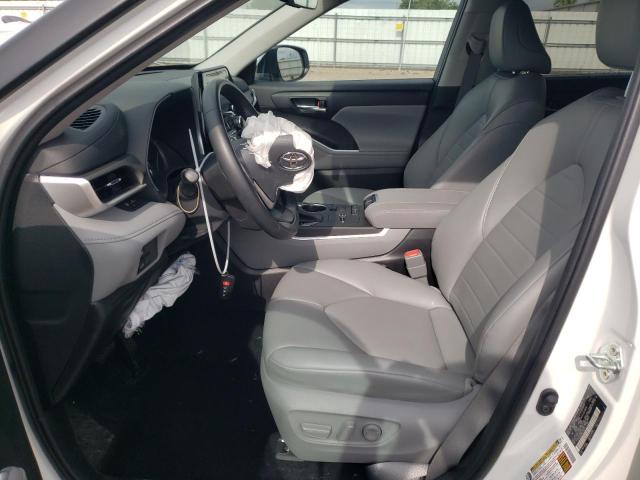 5TDGZRAH0NS122634 - 2022 TOYOTA HIGHLANDER XLE Սպիտակ լուսանկար 7