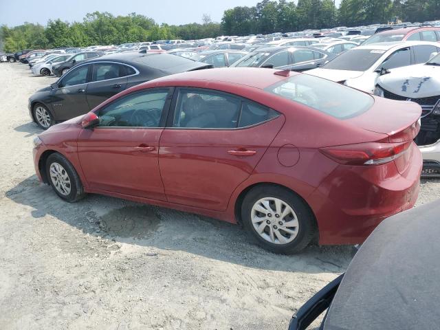 KMHD74LF0HU071669 - 2017 HYUNDAI ELANTRA SE BURGUNDY photo 2