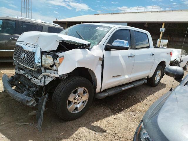 5TFEV58188X067224 - 2008 TOYOTA TUNDRA CREWMAX LIMITED WHITE photo 1