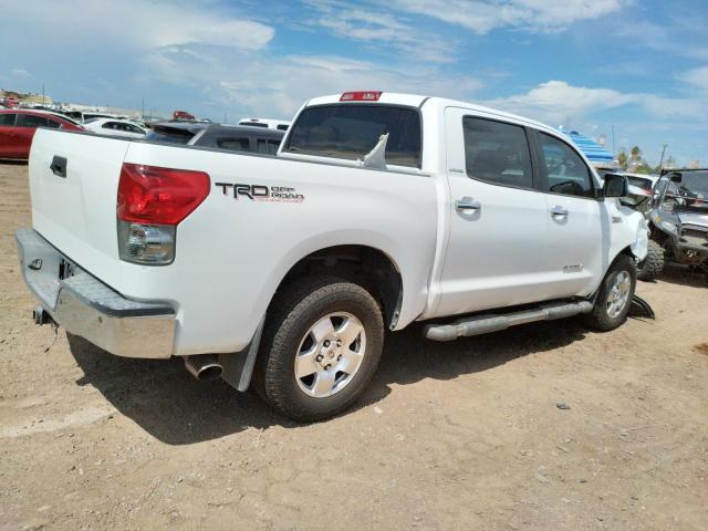 5TFEV58188X067224 - 2008 TOYOTA TUNDRA CREWMAX LIMITED WHITE photo 3