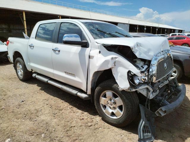 5TFEV58188X067224 - 2008 TOYOTA TUNDRA CREWMAX LIMITED WHITE photo 4