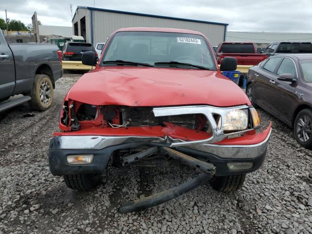 5TEGN92N93Z230170 - 2003 TOYOTA TACOMA DOUBLE CAB PRERUNNER RED photo 5