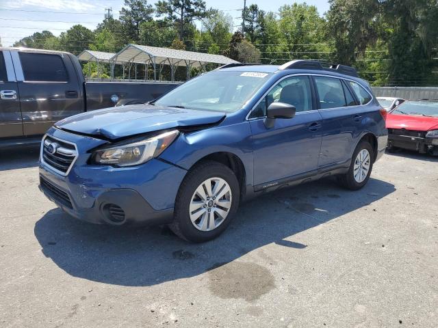 4S4BSABC4K3352267 - 2019 SUBARU OUTBACK 2.5I BLUE photo 1