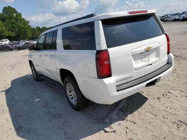 1GNSCHKC3LR161858 - 2020 CHEVROLET SUBURBAN C1500 LT WHITE photo 2