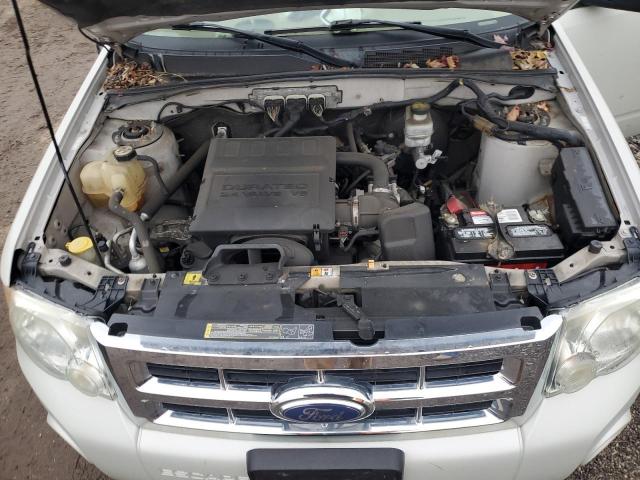 1FMCU93G29KA07902 - 2009 FORD ESCAPE XLT WHITE photo 12