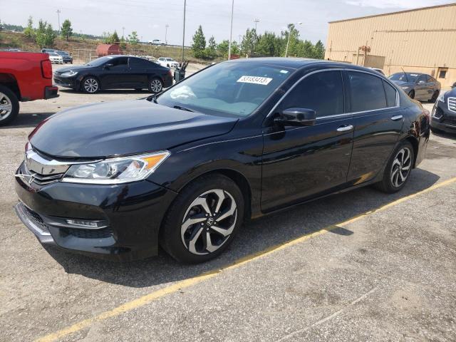 1HGCR3F81GA002833 - 2016 HONDA ACCORD EXL BLACK photo 1