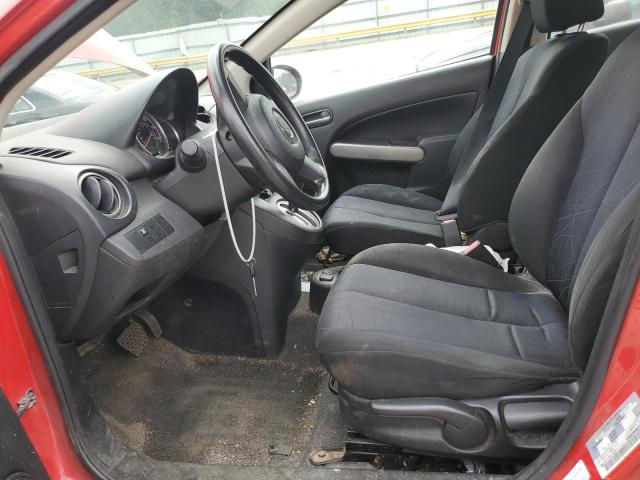 JM1DE1HY5B0123668 - 2011 MAZDA MAZDA2 RED photo 7