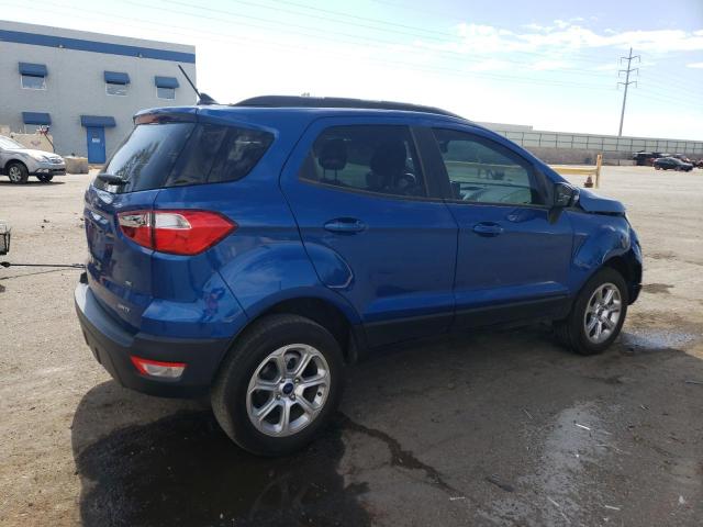 MAJ6S3GL9NC468214 - 2022 FORD ECOSPORT SE 蓝色 照片 3